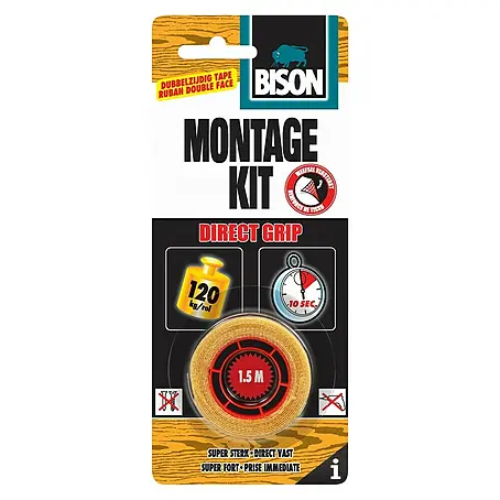 Bison  Montagelijm Direct Grip Tape