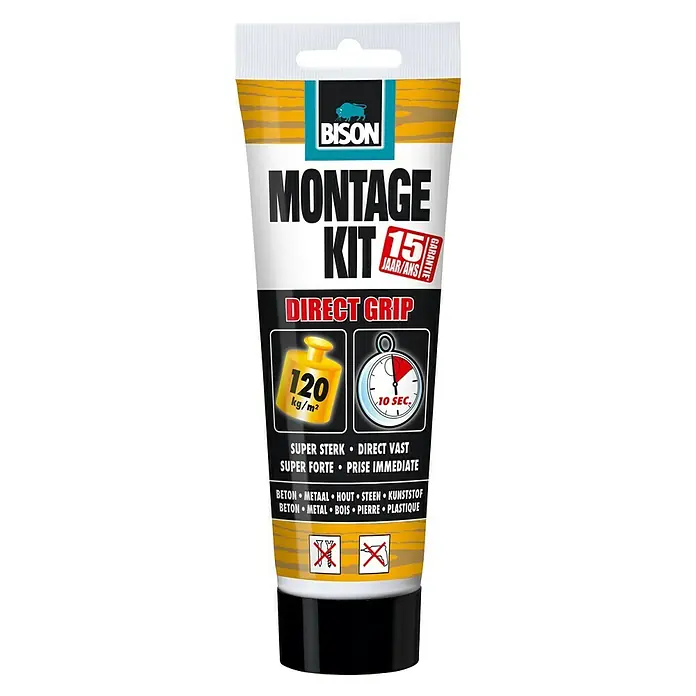 Bison Montagelijm Direct Grip - 250 g - Vooraanzicht