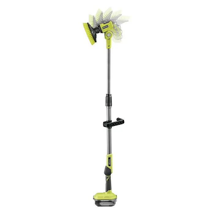 Ryobi ONE+ Akumulatorska četka za čišćenje s teleskopskom drškom - 18 V, Bez akumulatora - Pogled sprijeda