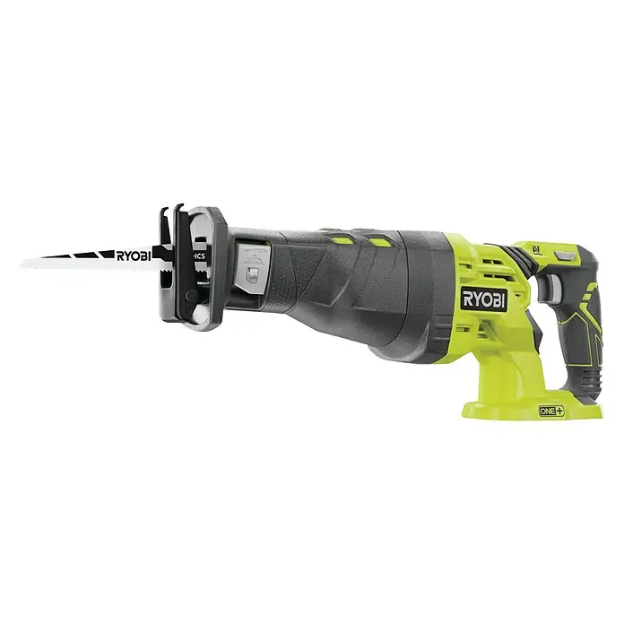 Ryobi ONE+ Sierra de sable de batería R18RS-0 - 18 V, Sin batería, 2.900 carreras/min. - Vista de perfil izquierdo