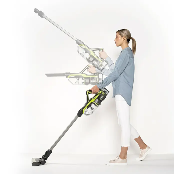 Ryobi ONE+ Akku-Handstaubsauger R18SV7-0 - 18 V, Ohne Akku, 0,5 l - Anwendungsbeispiel