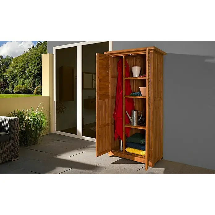 Weka Terrassenschrank 195 A - Holz, 0,344 m², Wandstärke: 6 mm - Stimmungsaufnahme