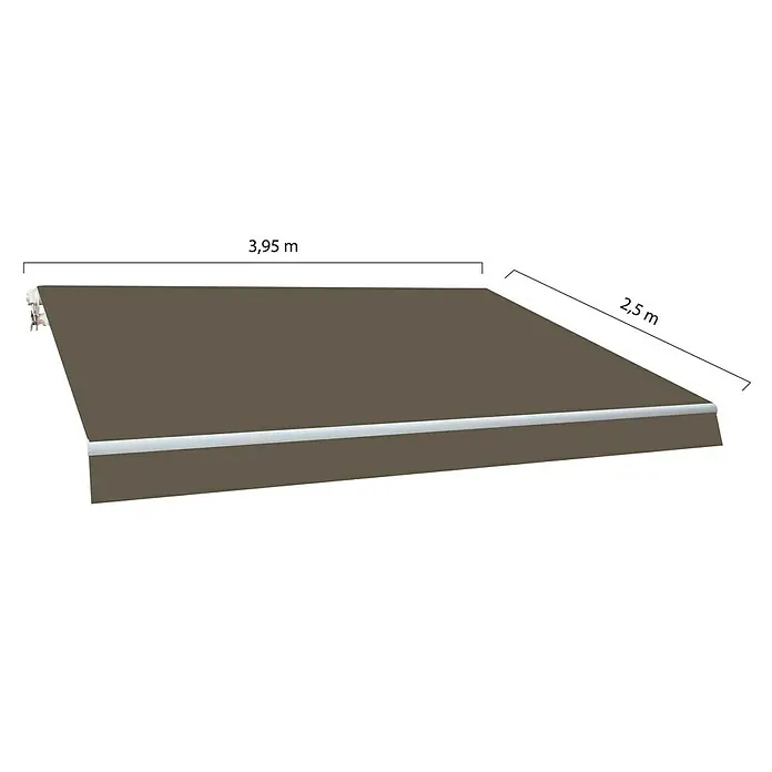 SmartSun Toldo de brazos articulados Original Kit Acrílico - Topo, Ancho: 4 m, Caída: 2,5 m