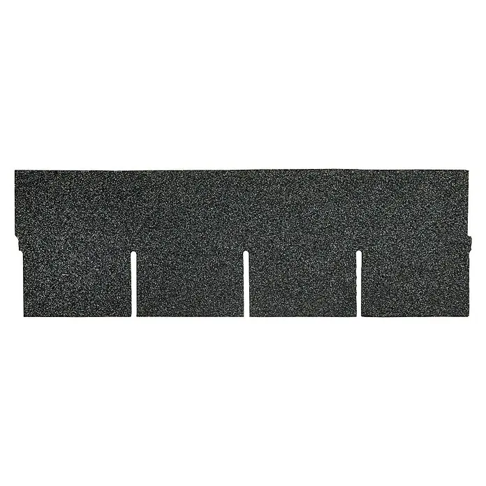 Tégola standard - Cubierta inclinada, Negro - Vista superior