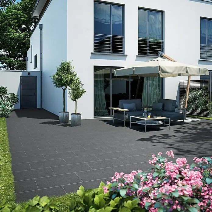 EHL Terrassenplatte Protect - Anthrazit, 60 x 40 x 5 cm, Beton - Stimmungsaufnahme