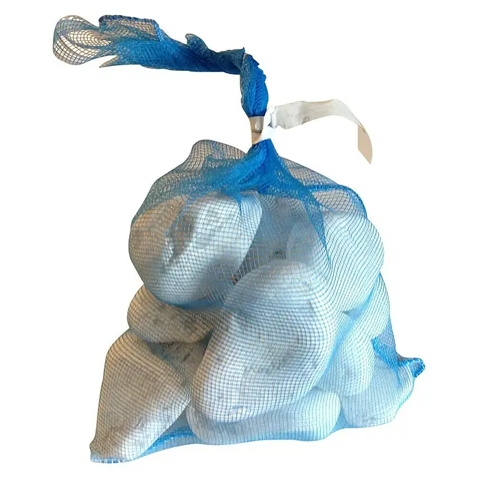 Marmorkiesel Bianco Carrara - Weiß, Maße Stein: 10 - 20 cm, 15 kg - Vorderansicht