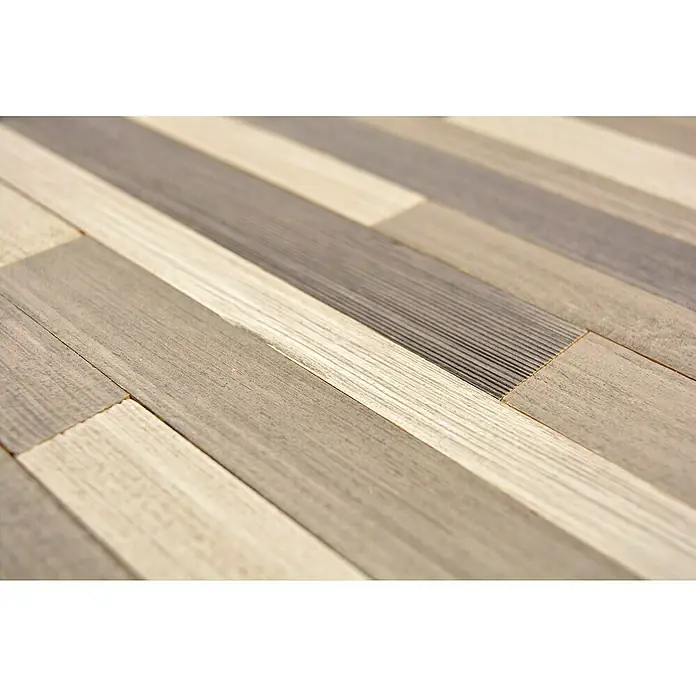 Zelfklevend mozaïek Woodland SWM PW3 - 30 x 30 cm, Hout, Grijs - Close-up