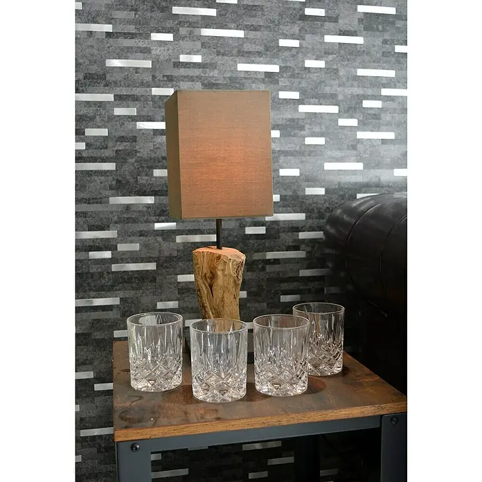 Selbstklebemosaik SAM 4IL22BS - 30 x 29 cm, Vinyl, Schwarz/Silber - Stimmungsaufnahme