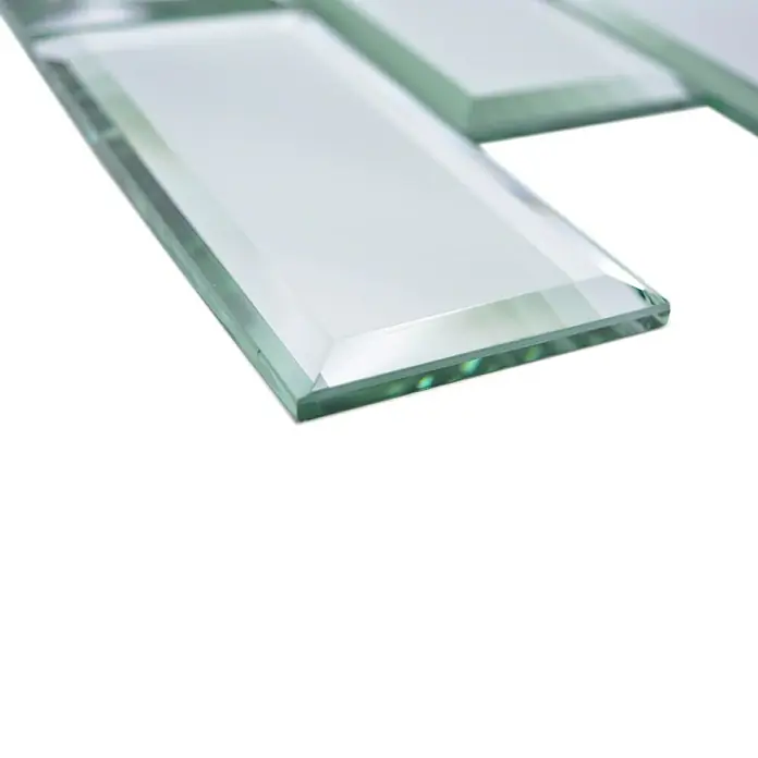 Mosaikfliese Mirror Metro XSPM 07 - 29,8 x 29,8 cm, Transparent, Glänzend - Detailaufnahme