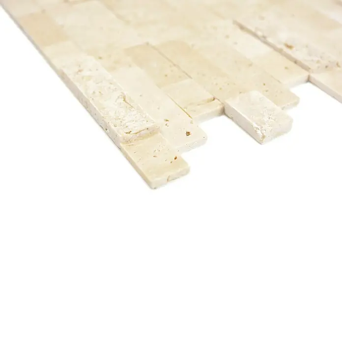 Zelfklevend mozaïek SAM 4NM42 - 30 x 27,5 cm, Natuursteen, Beige - Close-up