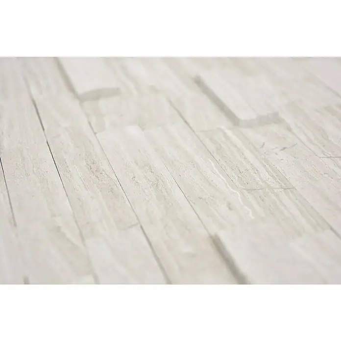 Zelfklevend mozaïek SAM 4NM02 - 30 x 27,5 cm, Natuursteen, Beige - Close-up