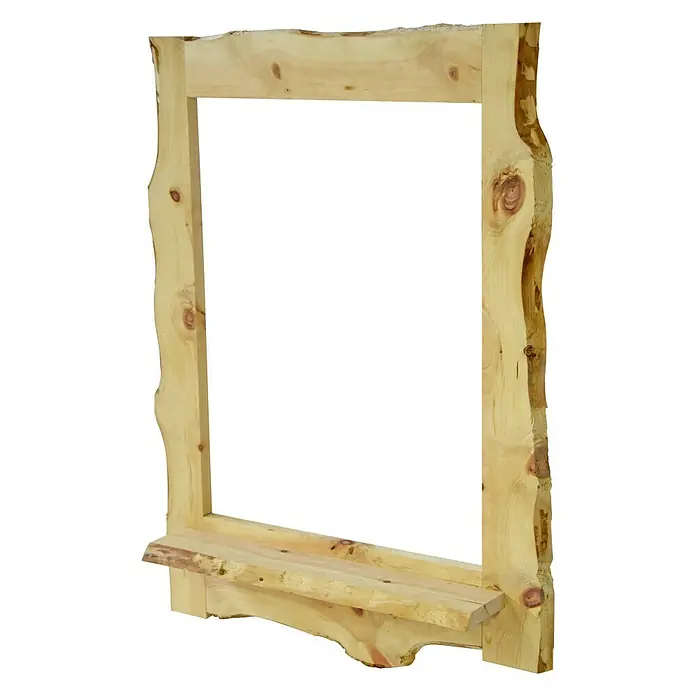Blockware - Zirbelkiefer, Anfallende Breite: 22 cm - 28 cm, L x S: 120 x 2,6 cm - Diagonale Ansicht