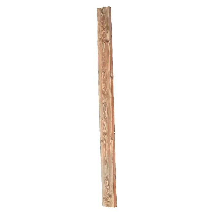 Dekobalken Altholz - Fichte/Tanne, 250 x 16 x 7 cm - Vorderansicht