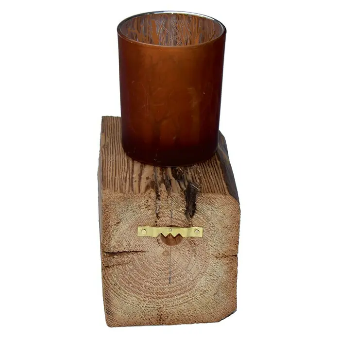 Wandregal Altholz - L x B x H: 6 x 10 x 12 cm, Fichte/Tanne - Diagonale Ansicht