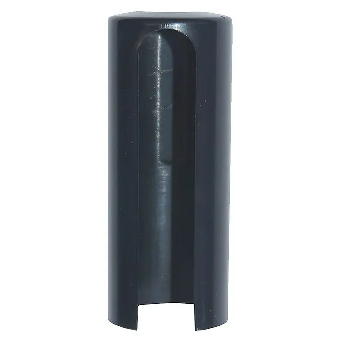 Lienbacher Aufsteckhülse Black Line - Ø x H: 16 x 45 mm, Kunststoff, Schwarz, Pulverbeschichtet - Vorderansicht