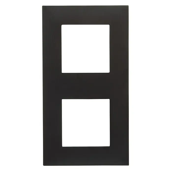 Legrand Valena Next Marco - Negro, x 2, Plástico, Montaje en la pared - Vista frontal
