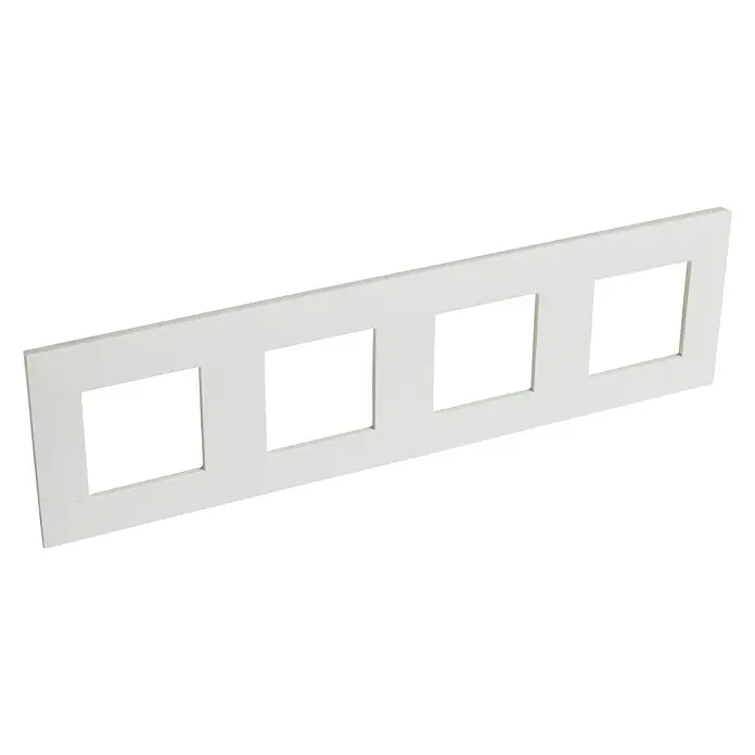 Legrand Valena Next Marco - Blanco, x 4, Plástico, Montaje en la pared - Vista angular