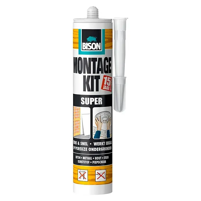 Bison Montagelijm Super - 440 g, Patroon - Vooraanzicht