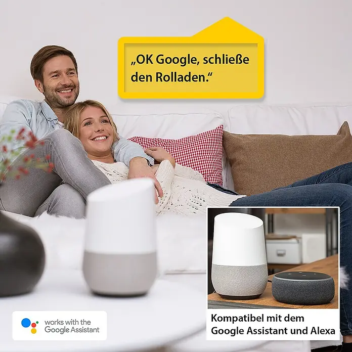 Schellenberg Funk-Empfangsmodul - Reichweite ca.: 20 m (Gebäude), Frequenz: 868,4 MHz