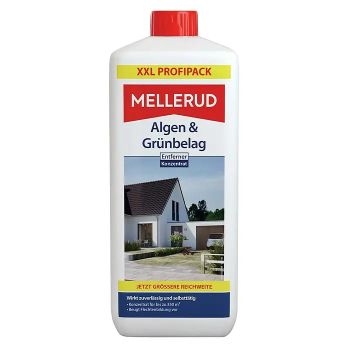 Mellerud Algen- & Grünbelagsentferner - 1,75 l, Flasche - Vorderansicht