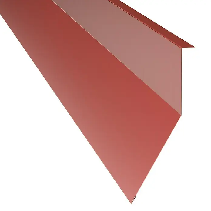 Probau Kappleiste - Terrakotta, 100 x 11 cm, Stahl - Detailaufnahme