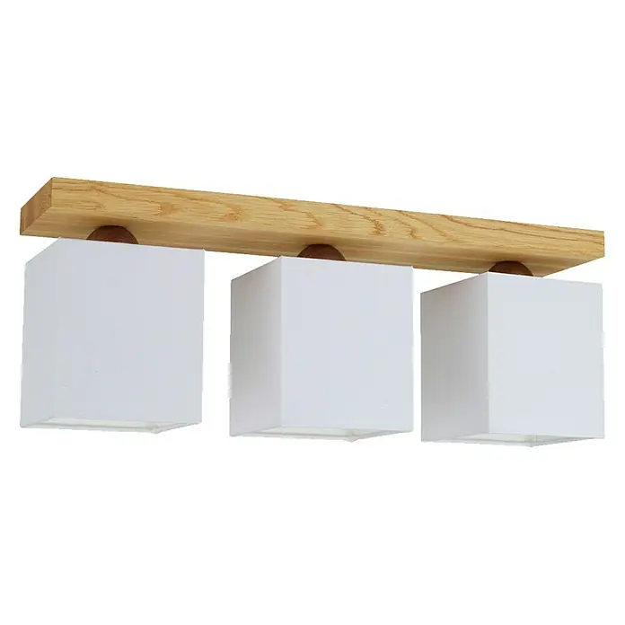 Spotlight Deckenleuchte Inger - 60 W, L x B x H: 55 x 13,5 x 23,5 cm, E27, 3 Stk. - Vorderansicht