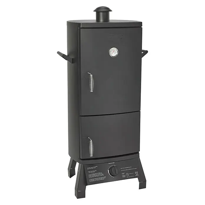 El Fuego Smoker L - Anzahl Brenner: 1, Hauptgrillfläche: 32 x 31 cm, 3,5 kW - Vorderansicht