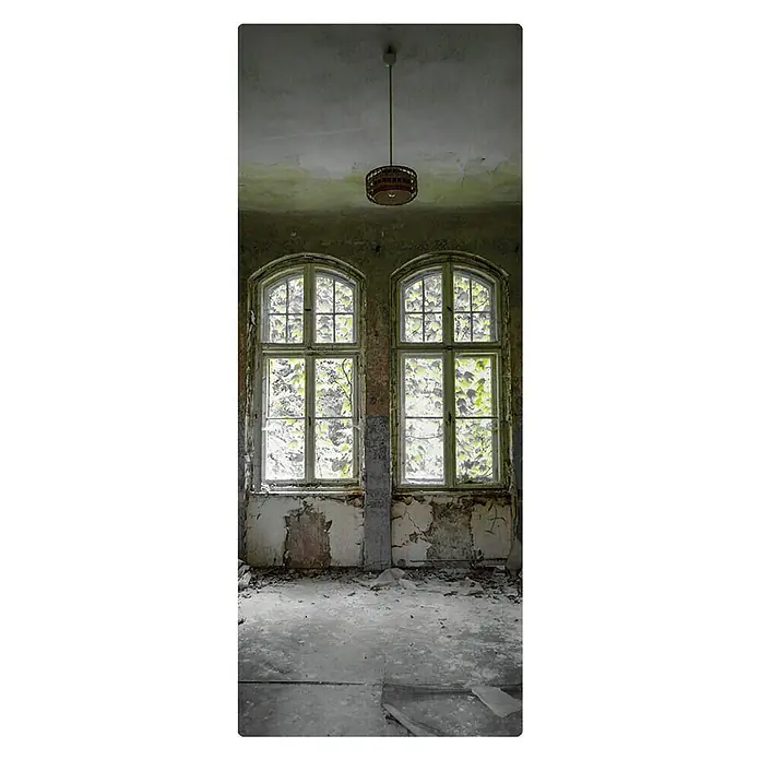 SanDesign Handmuster - 17,5 cm x 7 cm x 3 mm, Lost Place Window - Draufsicht