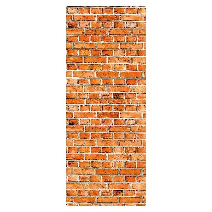 SanDesign Handmuster - 17,5 cm x 7 cm x 3 mm, Red Brick Wall - Draufsicht