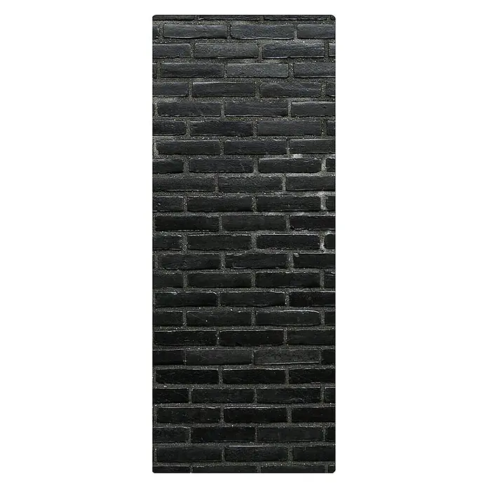 SanDesign Handmuster - 17,5 cm x 7 cm x 3 mm, Dark Brick Wall - Draufsicht
