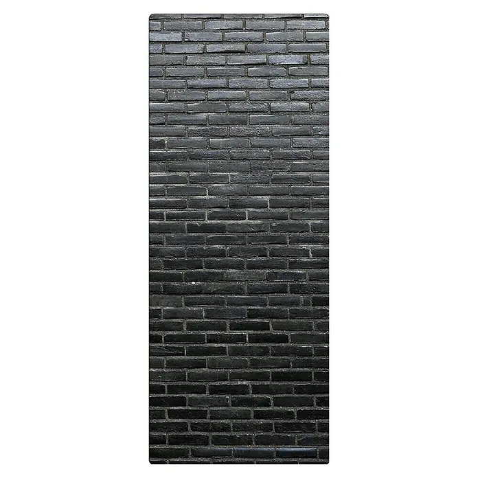 SanDesign Handmuster - 17,5 cm x 7 cm x 3 mm, Black Brick Wall - Draufsicht