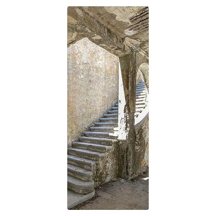 SanDesign Handmuster Lost Place Stairway - 17,5 cm x 7 cm x 8 mm, Landschaft & Stadt - Draufsicht