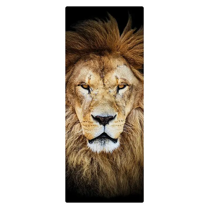 SanDesign Handmuster - 17,5 cm x 7 cm x 3 mm, Wild Lion - Draufsicht