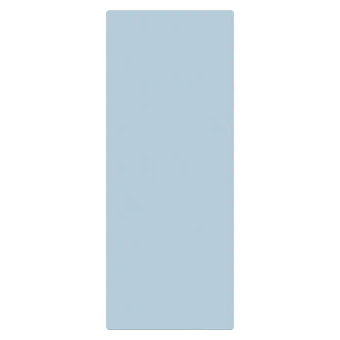 SanDesign Handmuster - 17,5 cm x 7 cm x 3 mm, Sky blue - Draufsicht