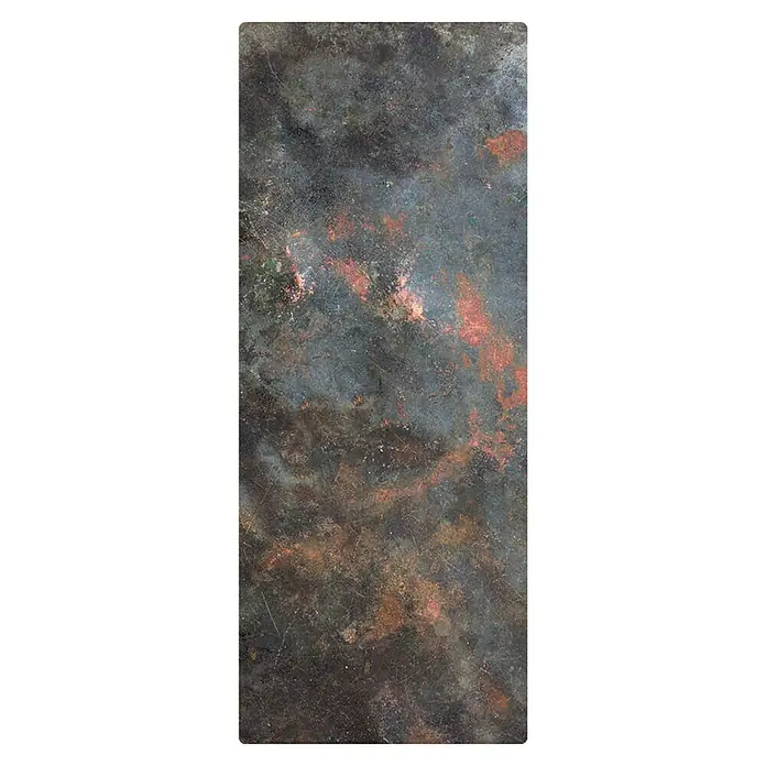 SanDesign Handmuster Black Rust - 17,5 cm x 7 cm x 8 mm, Formen & Muster - Draufsicht