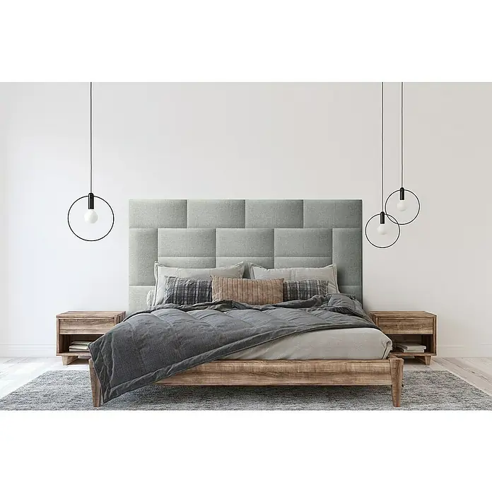 Fllow Deko-Wandpolster Inari - Grau, L x B: 60 x 30 cm - Stimmungsaufnahme
