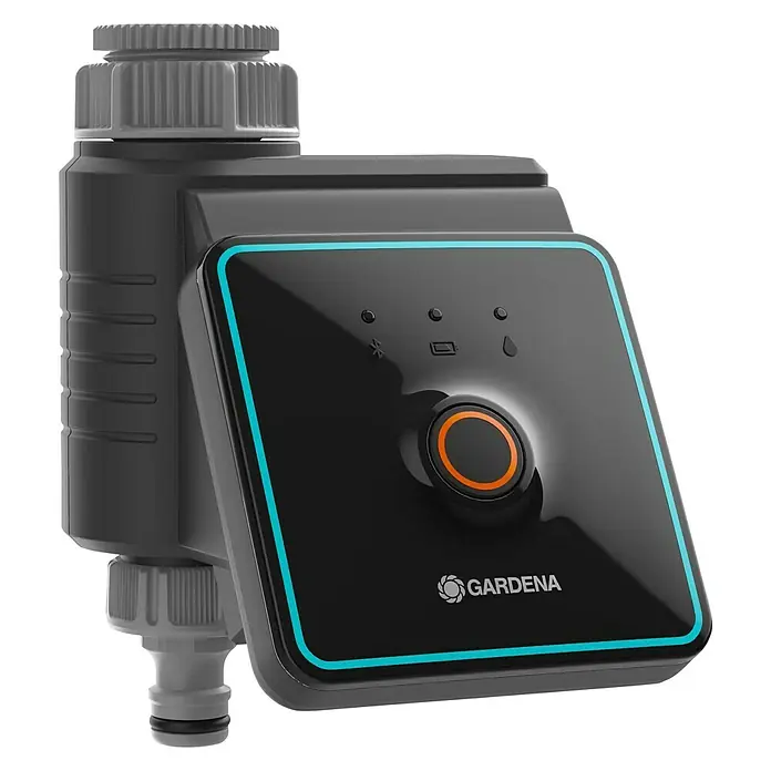 Gardena Bewässerungscomputer Bluetooth - Bewässerungsdauer: 1 min - 8 h - Diagonale Ansicht
