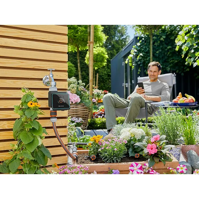 Gardena Bewässerungscomputer Bluetooth - Bewässerungsdauer: 1 min - 8 h - Anwendungsbeispiel
