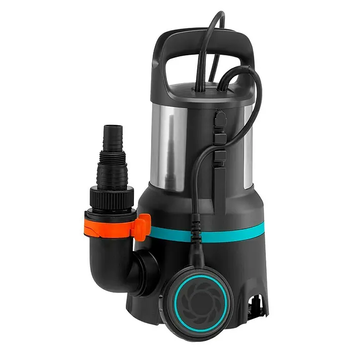 Gardena Schmutzwasserpumpe 16000 - 450 W, Max. Fördermenge: 16.000 l/h - Linke Seitenansicht
