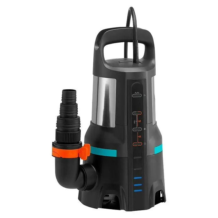 Gardena Schmutzwasserpumpe 20000 Aquasensor - 750 W, Max. Fördermenge: 20.000 l/h - Linke Seitenansicht