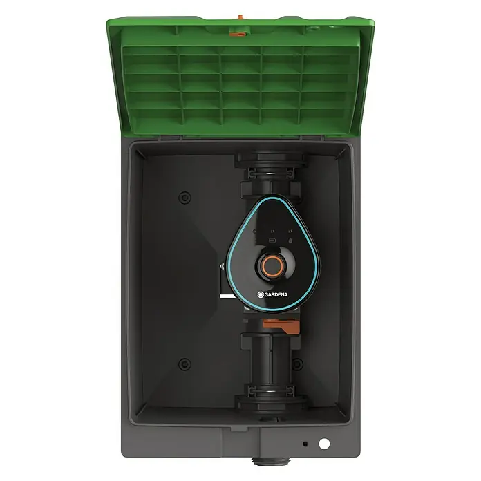 Gardena Bewässerungsventil 9 V Bluetooth® - Größe Anschluss: 1″ - Ansicht von oben