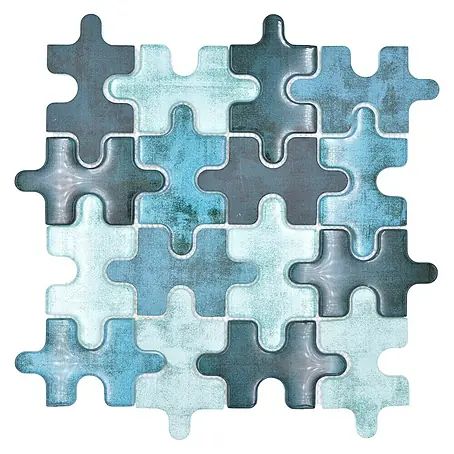 Mozaïektegel puzzel glas Mix XCM PT03G