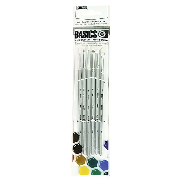 Liquitex Basics Set kistova za slikanje - 6 -dij. - Pogled sprijeda