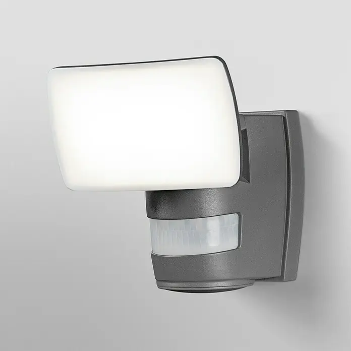 Osram LED-Außenwandleuchte Endura Pro Flood Trace - 24 W, 169 x 155 x 196 mm, Dunkelgrau, IP44 - Stimmungsaufnahme