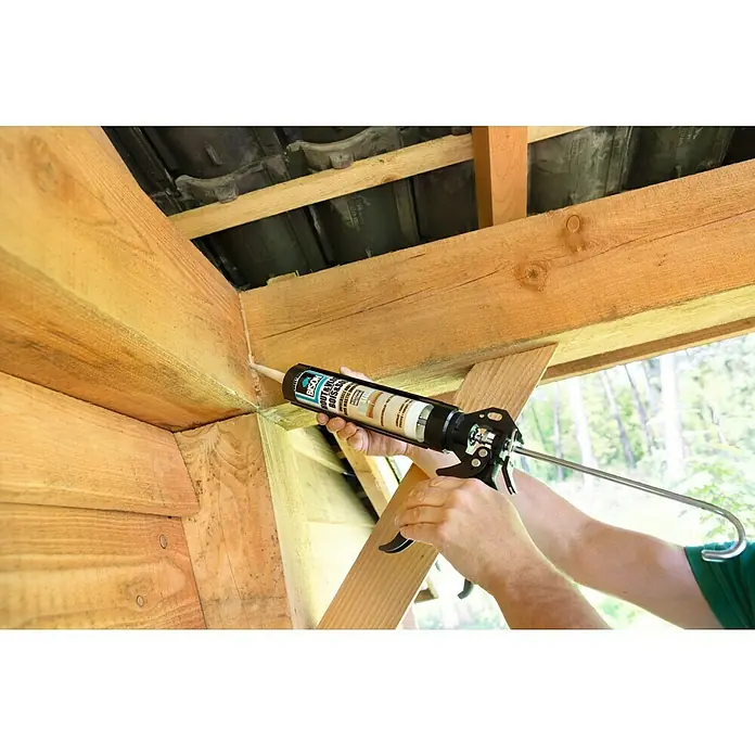 Bison Parket-voegenkit Hout&Vloer Naturel - 300 ml - Toepassingsvoorbeeld