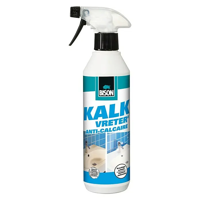 Bison Kalkvreter Ontkalker Spray - 500 ml, Fles met sproeikop - Vooraanzicht