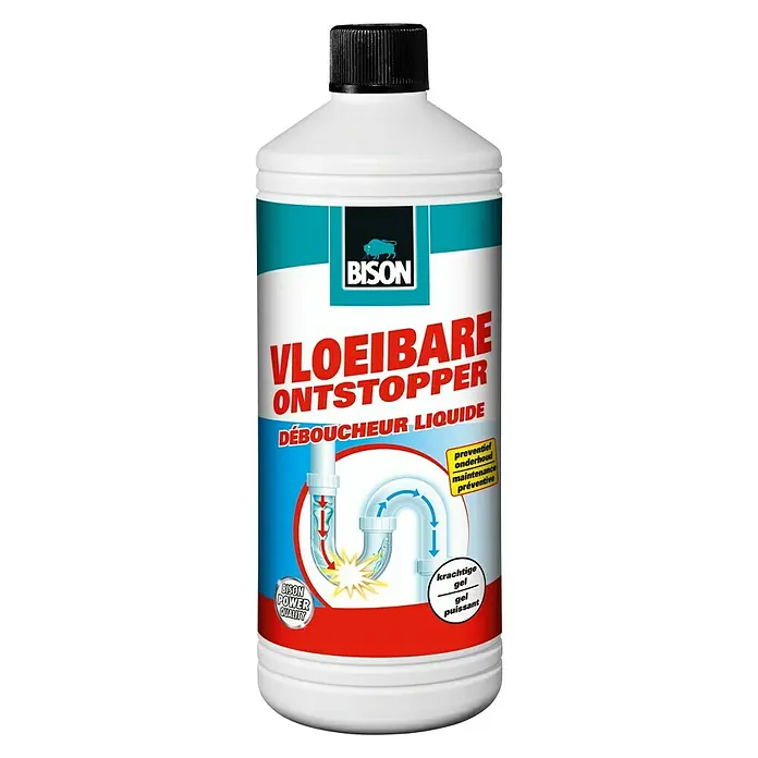 Bison Ontstopper Vloeibaar - 500 ml, Fles - Vooraanzicht