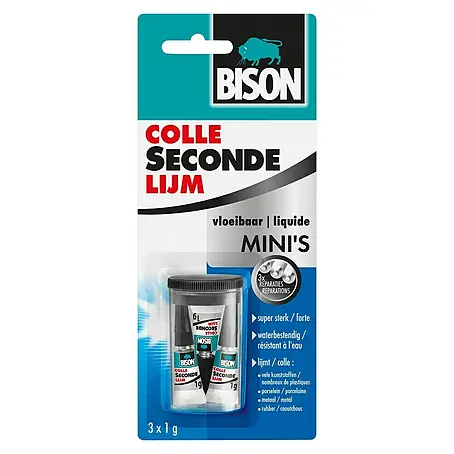 Bison  Secondelijm Vloeibaar Mini's