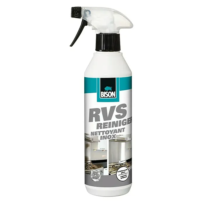 Bison Roestvrijstaalreiniger Spray - 500 ml - Vooraanzicht
