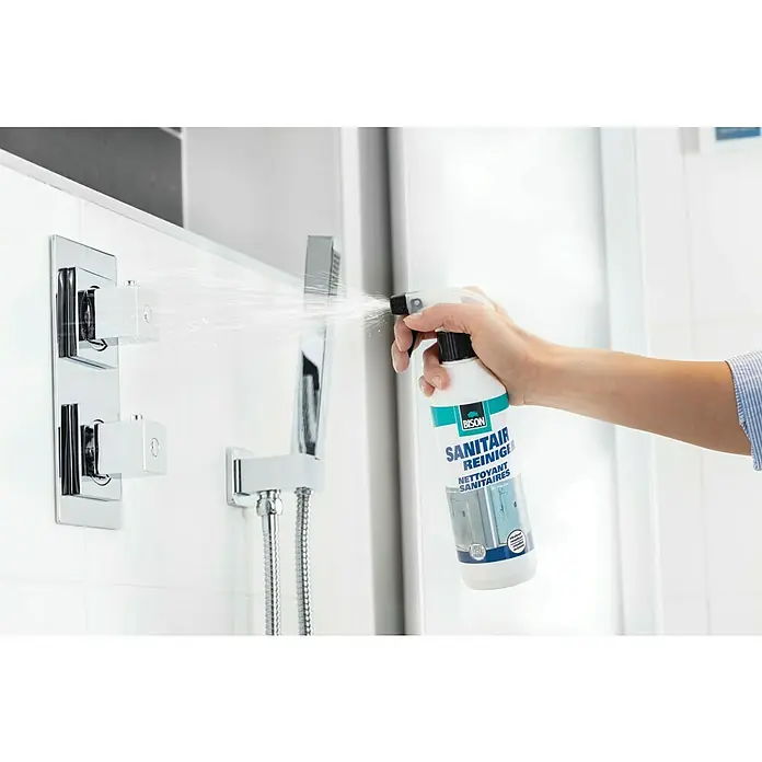 Bison Sanitairreiniger Spray - 500 ml - Toepassingsvoorbeeld